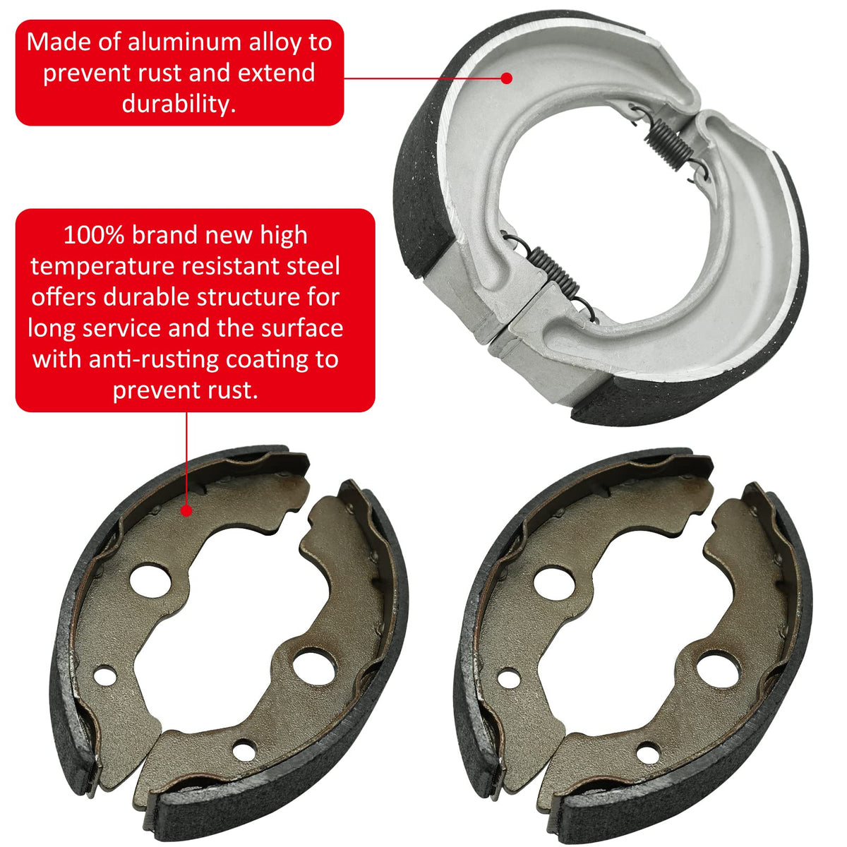 JAVIK springs and hardware layout showing complete parts for easy installation