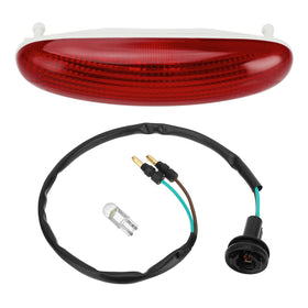 JAVIK front view of taillight assembly showing exact fit and crisp lens