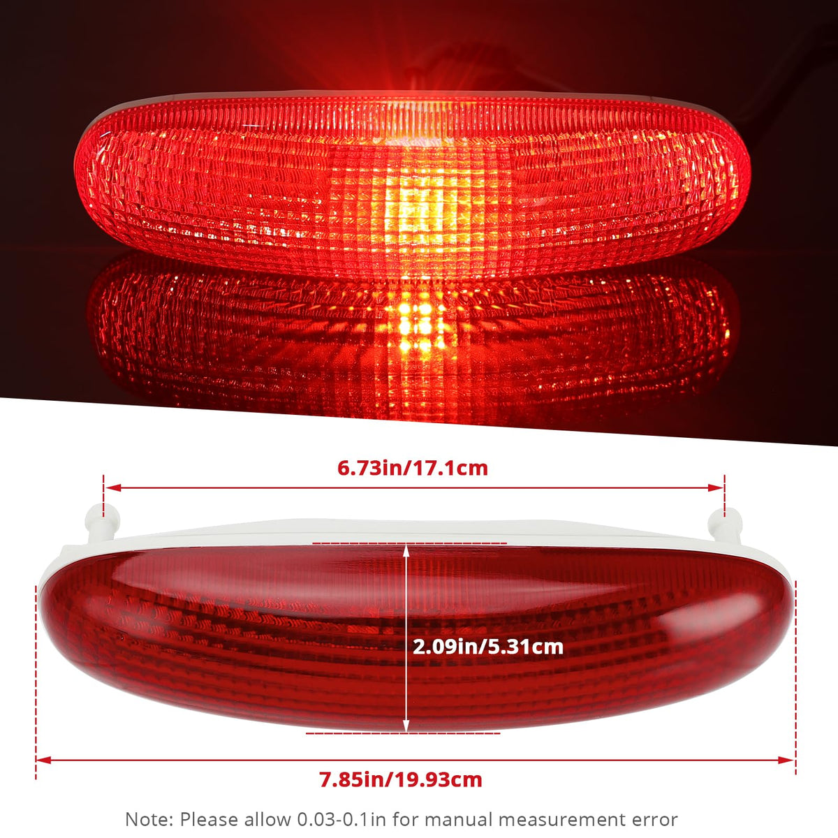 JAVIK taillight installed on Honda ATV improving visibility and safety