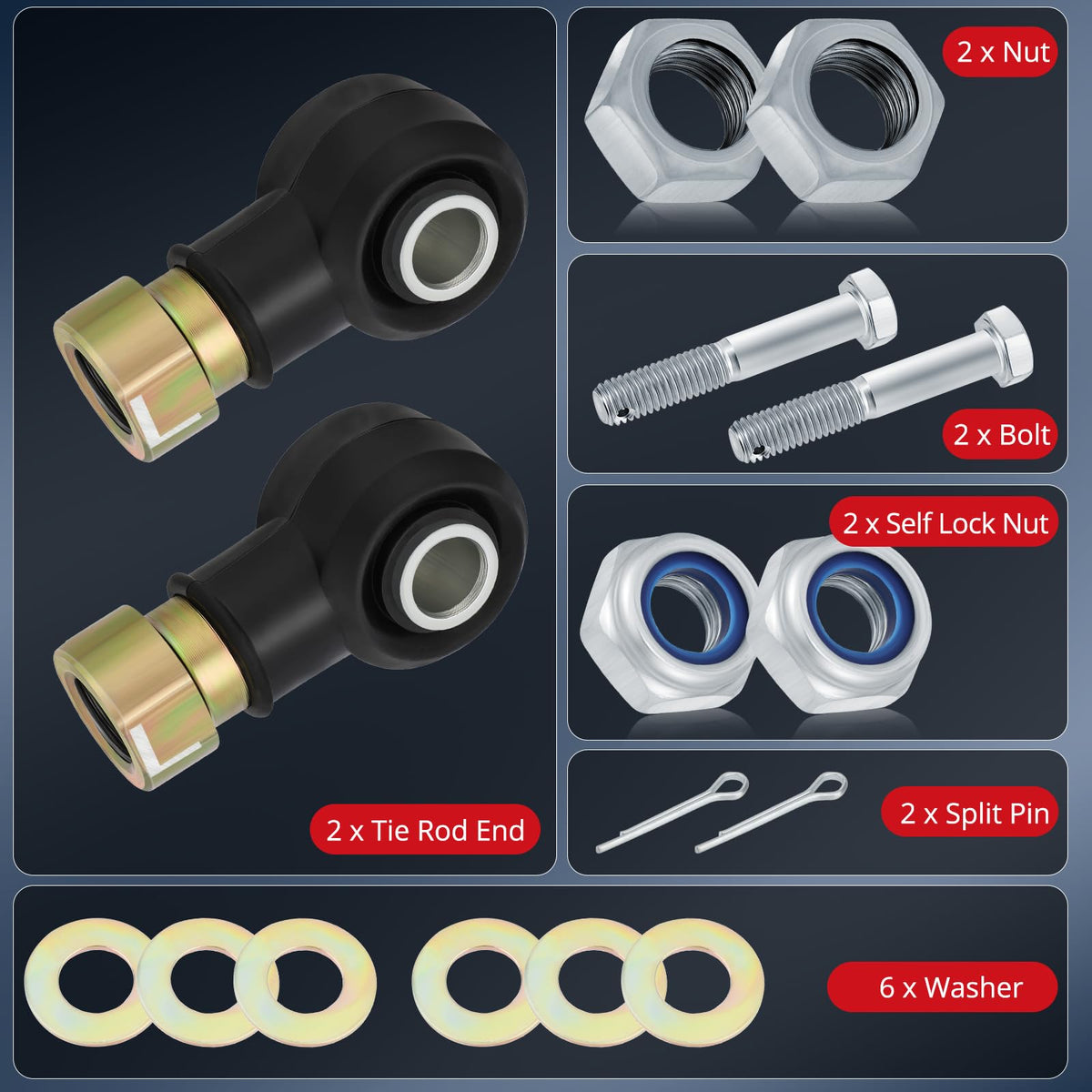 JAVIK tie rod end on off-road vehicle demonstrating improved handling