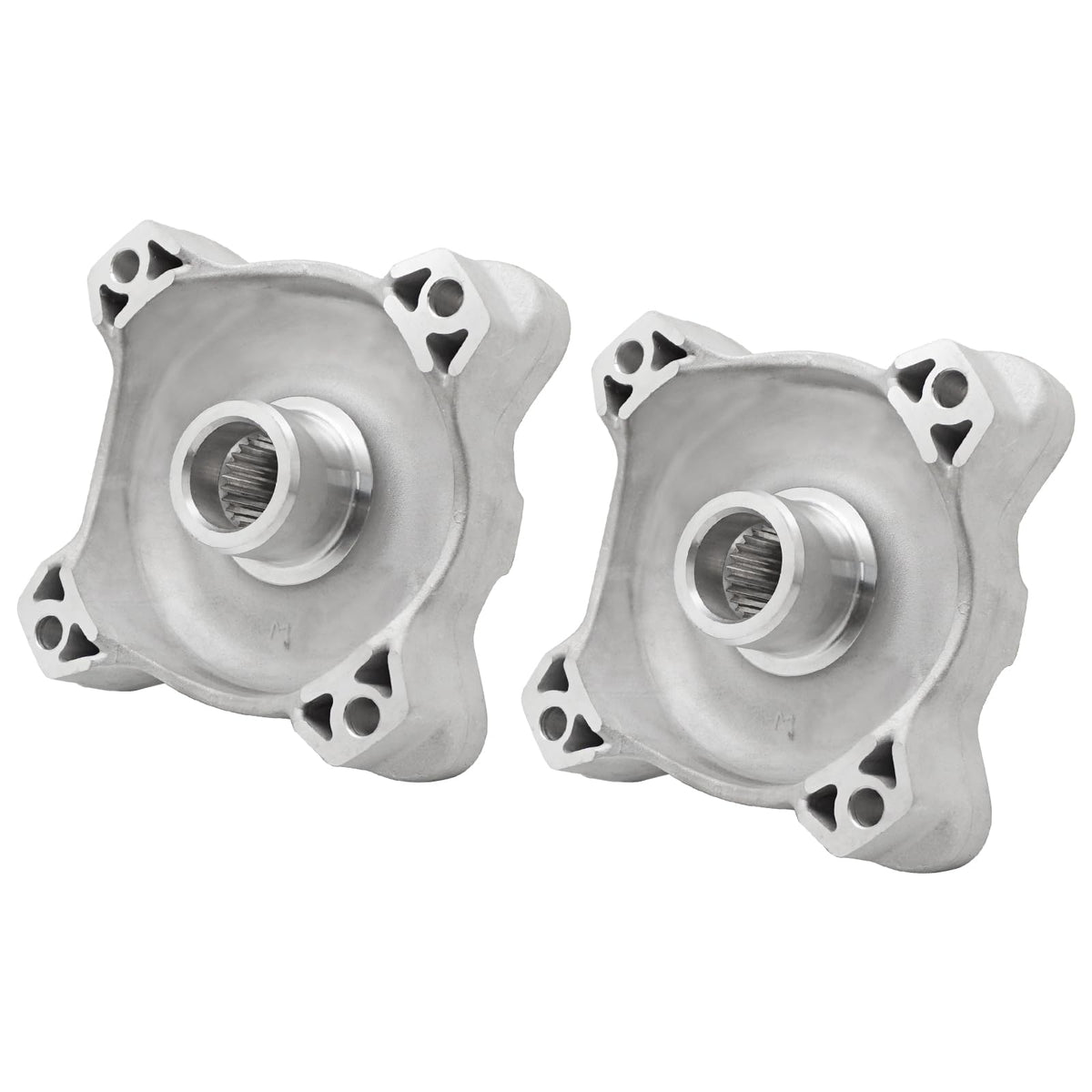 JAVIK wheel studs and retaining rings arranged demonstrating high-strength studs