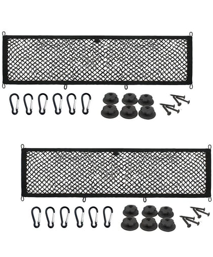 JAVOedge front view in trunk showing organized cargo and easy access