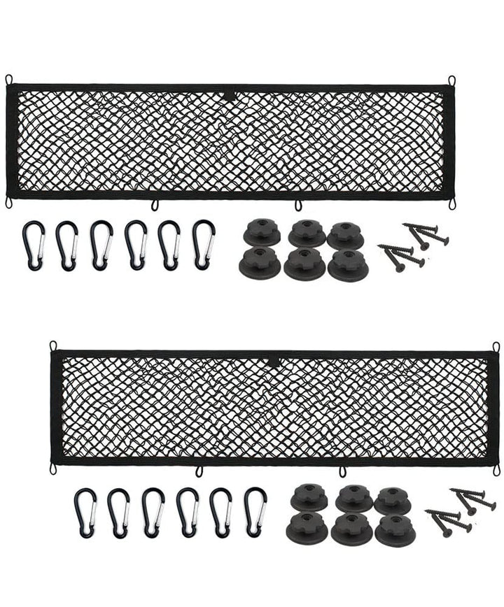 JAVOedge front view in trunk showing organized cargo and easy access