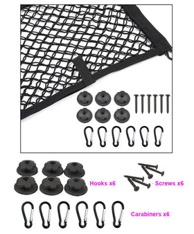 JAVOedge net beside ruler showing 45.27 by 9.8 inches for scale