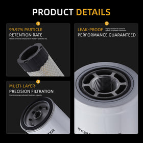JAVOUKA hydraulic oil filter detail showing durable housing benefit