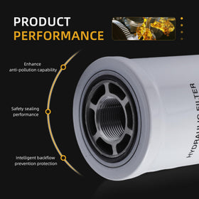 JAVOUKA lube filter threaded base showing secure sealing benefit