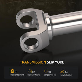 JAVOUKA yoke installed on transmission illustrating proper alignment benefit