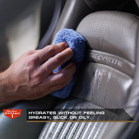 Jay Leno's Garage microfiber towel folded for streak-free buffing and drying benefit