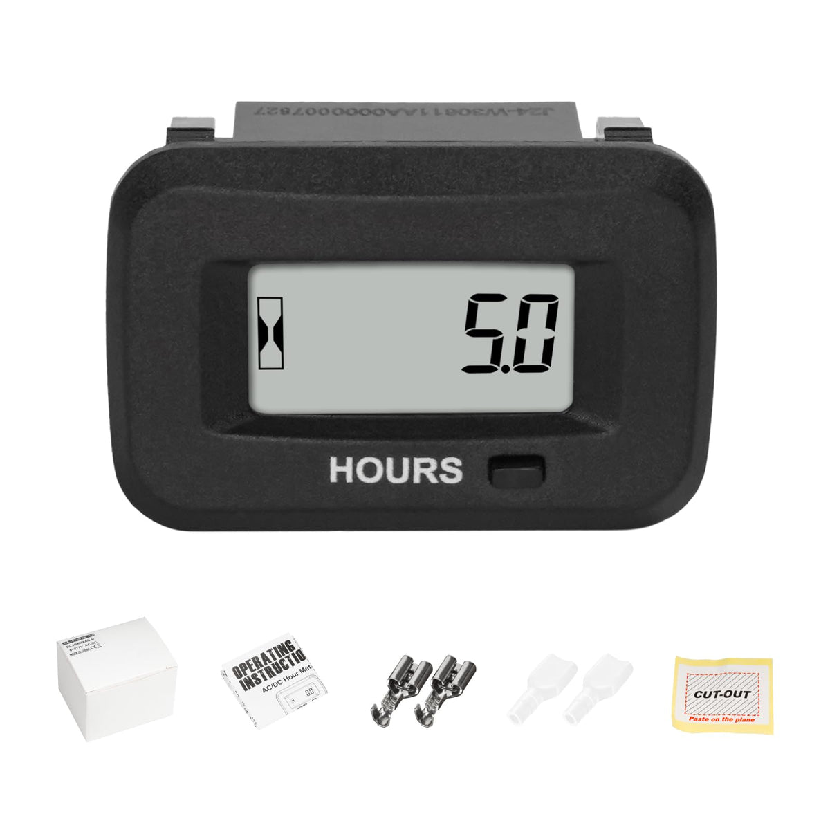 Jayron front panel display showing runtime and easy-read digits for quick checks