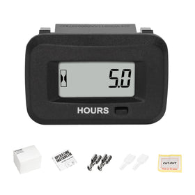 Jayron front panel display showing runtime and easy-read digits for quick checks