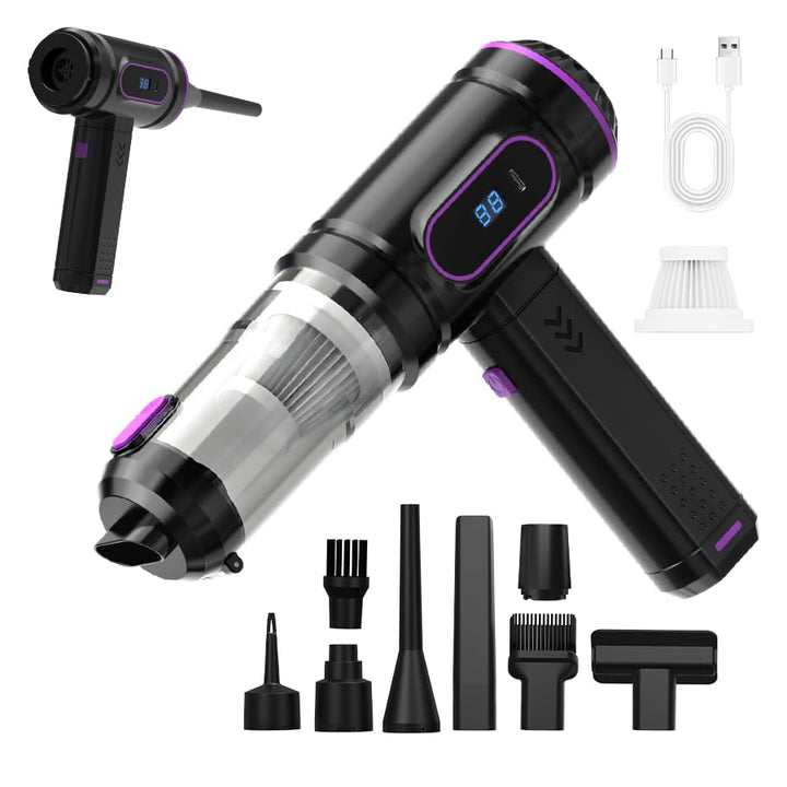 Jayrooot front view showing compact design and easy grip for portable cleaning