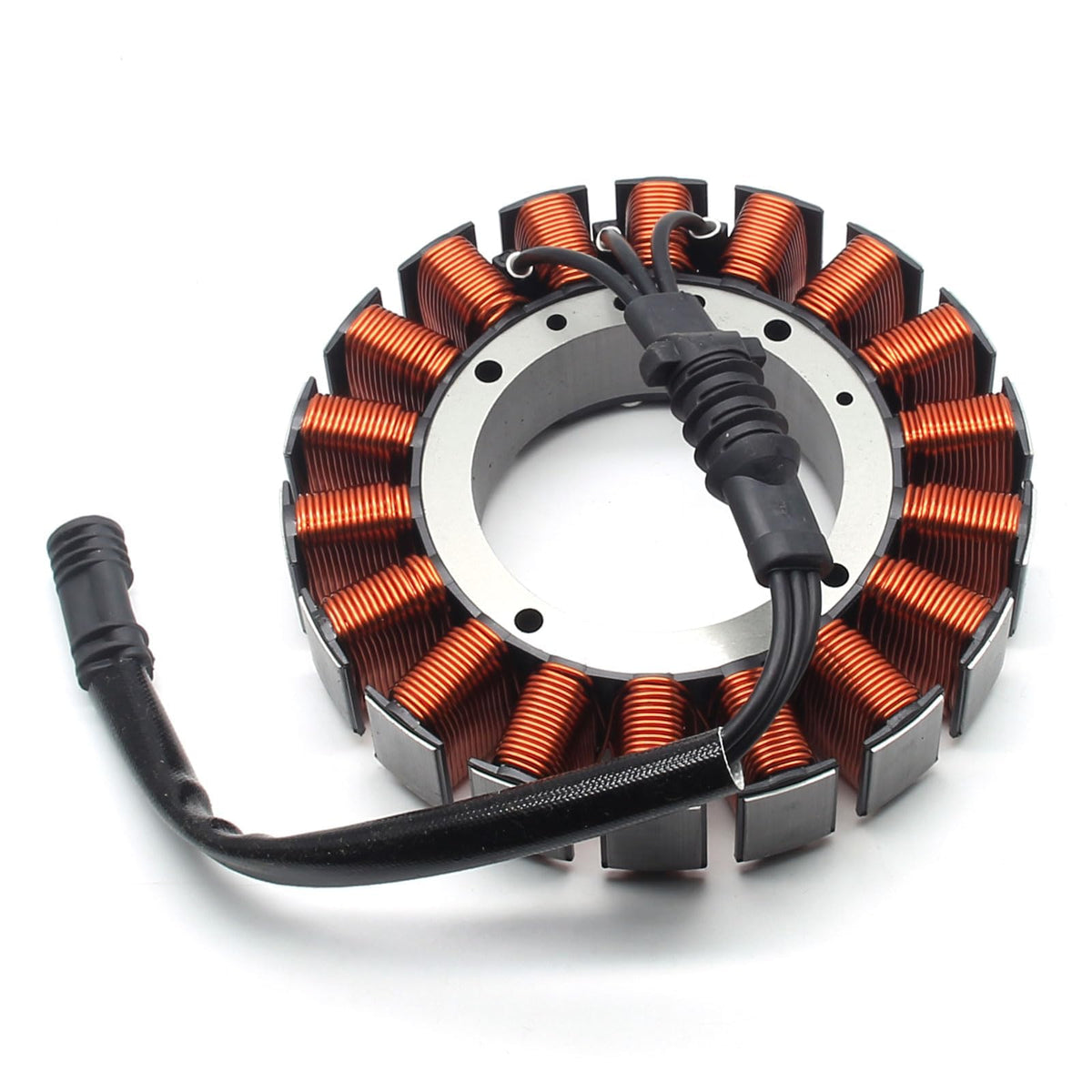 JBphxior stator next to ruler for size comparison aiding correct selection