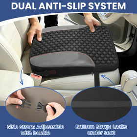 JDITVYHANO installed in car seat demonstrating stable comfort while driving