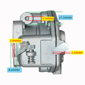 JDLLONG carburetor mounting flange and gasket sealing for leak prevention