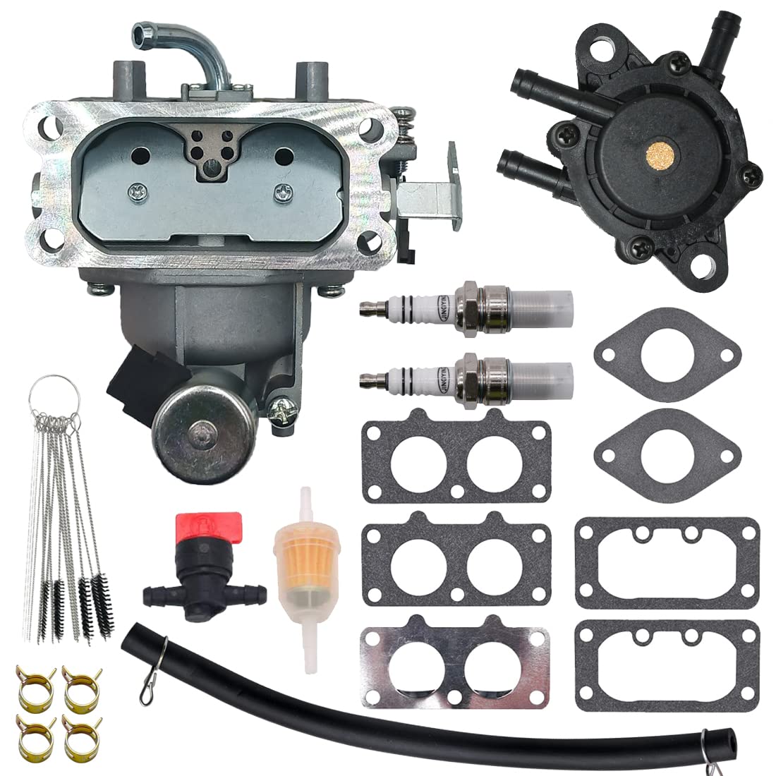 JDLLONG carburetor front view showing ports and mounting, ensures correct fit