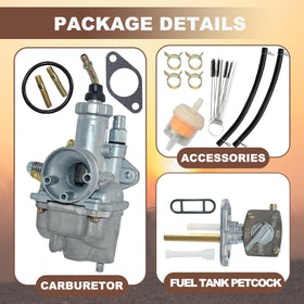 JDLLONG carburetor installed on Yamaha Moto 4 showing restored drivability