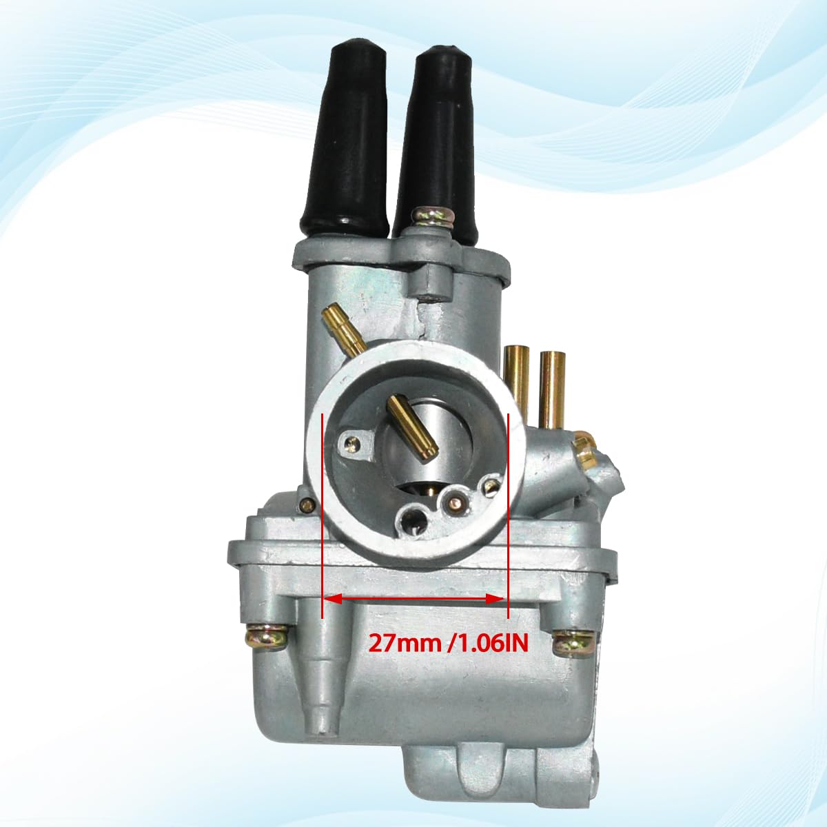 JDLLONG throttle cable and petcock included for easy hookup and reliable control