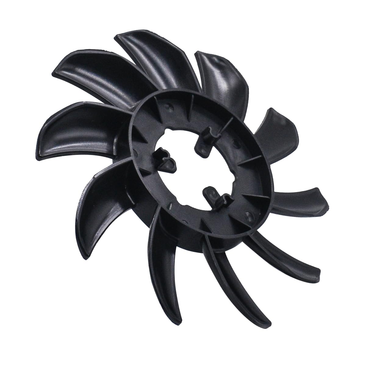 JDLLONG fan beside ruler to show exact 7-inch scale and installation fit benefit