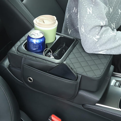 JDM Middli front view of console pad showing neat organization benefit