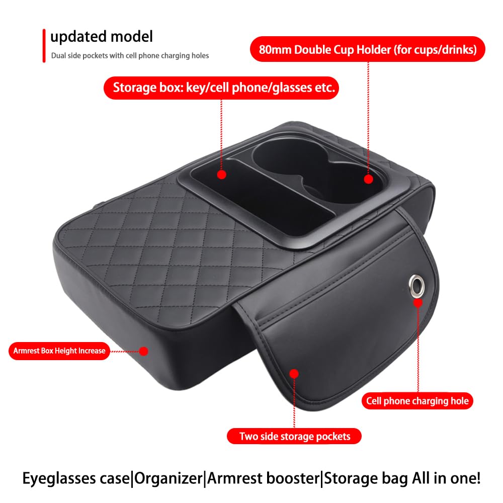JDM Middli side pockets storing cards and keys for clutter-free cabin benefit