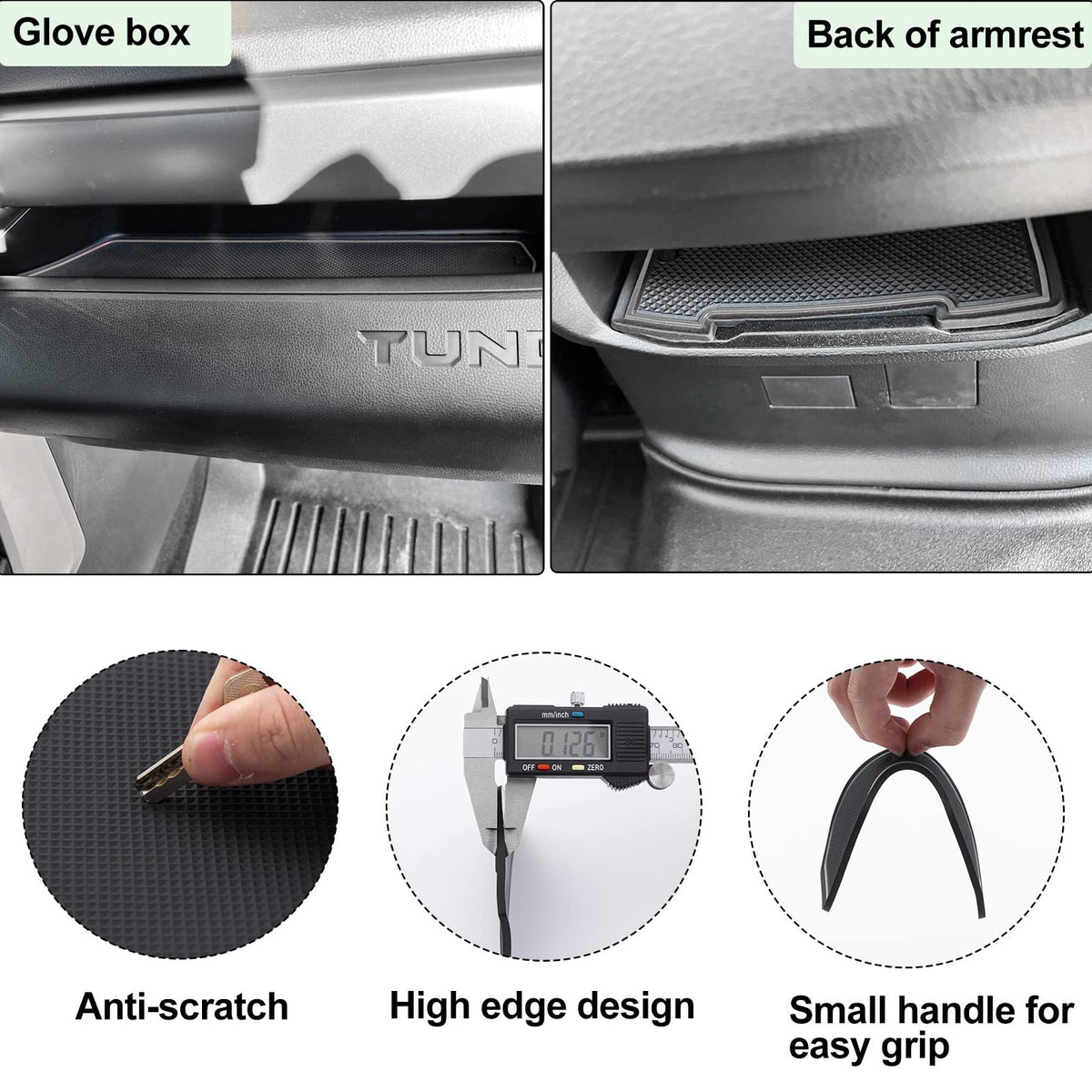JDMCAR center console liner demonstrating fit and easy removal