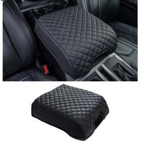 JDMCAR front view of console cover showing neat fit and stylish look