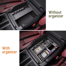 JDMCAR removable rubber liners detail reducing rattling and protecting items