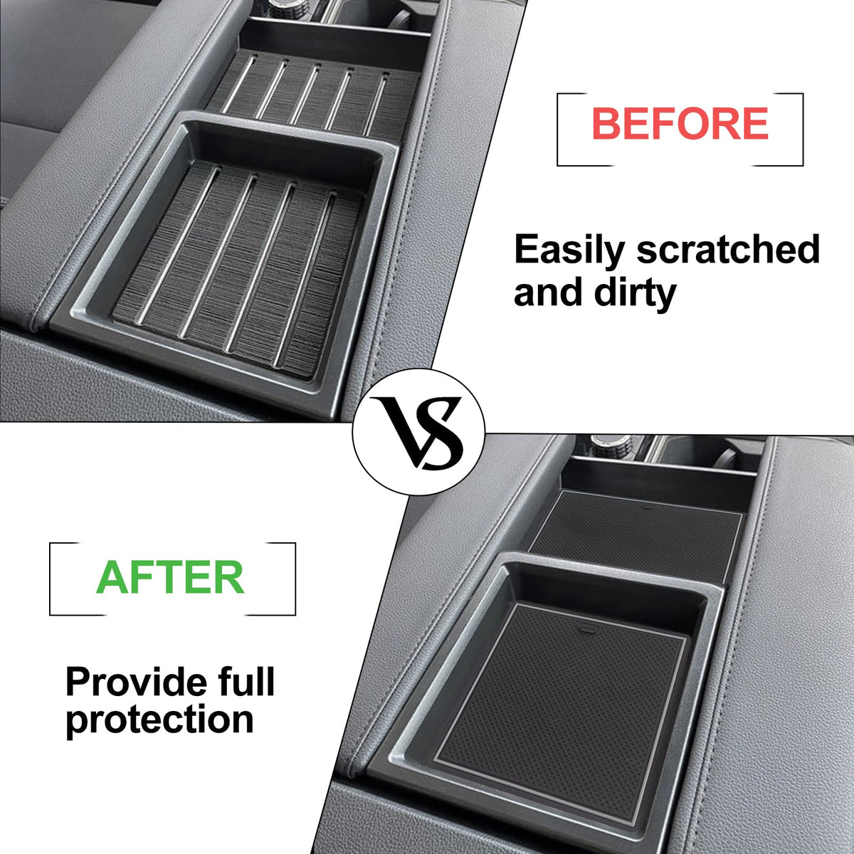 JDMCAR door pocket liner protecting pocket from dirt and spills