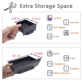 JDMCAR open drawer showing usable interior space for small items