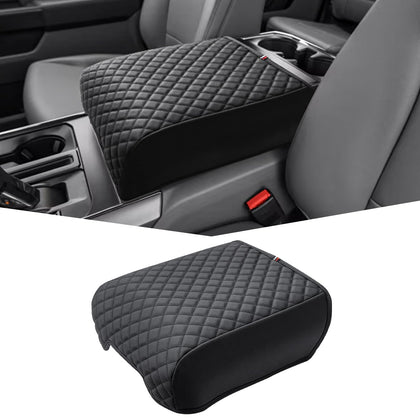 JDMCAR front view of armrest cover showing full console protection and refined look