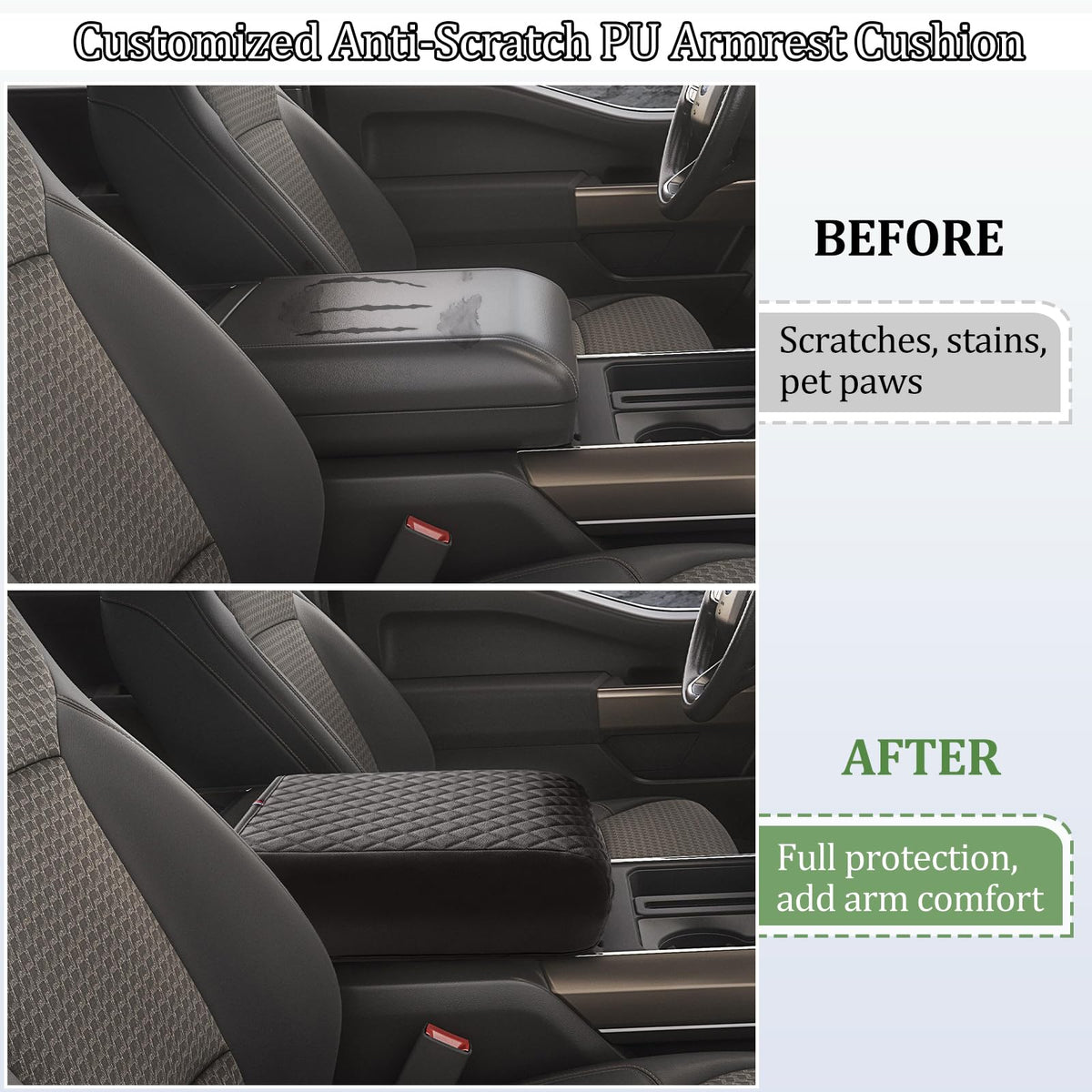 JDMCAR close-up of stitching and padding showing durable craftsmanship and comfort