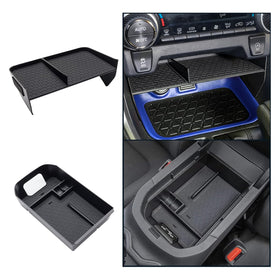 JDMCAR front view of console insert showing organized storage and quick access