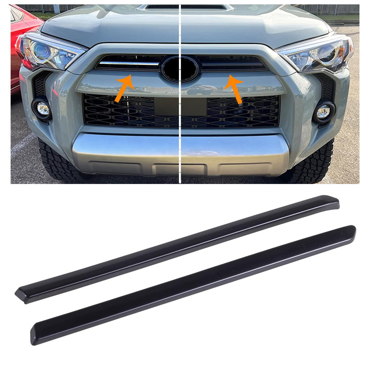 JDMCAR front grille full view showing matte black upgrade benefit