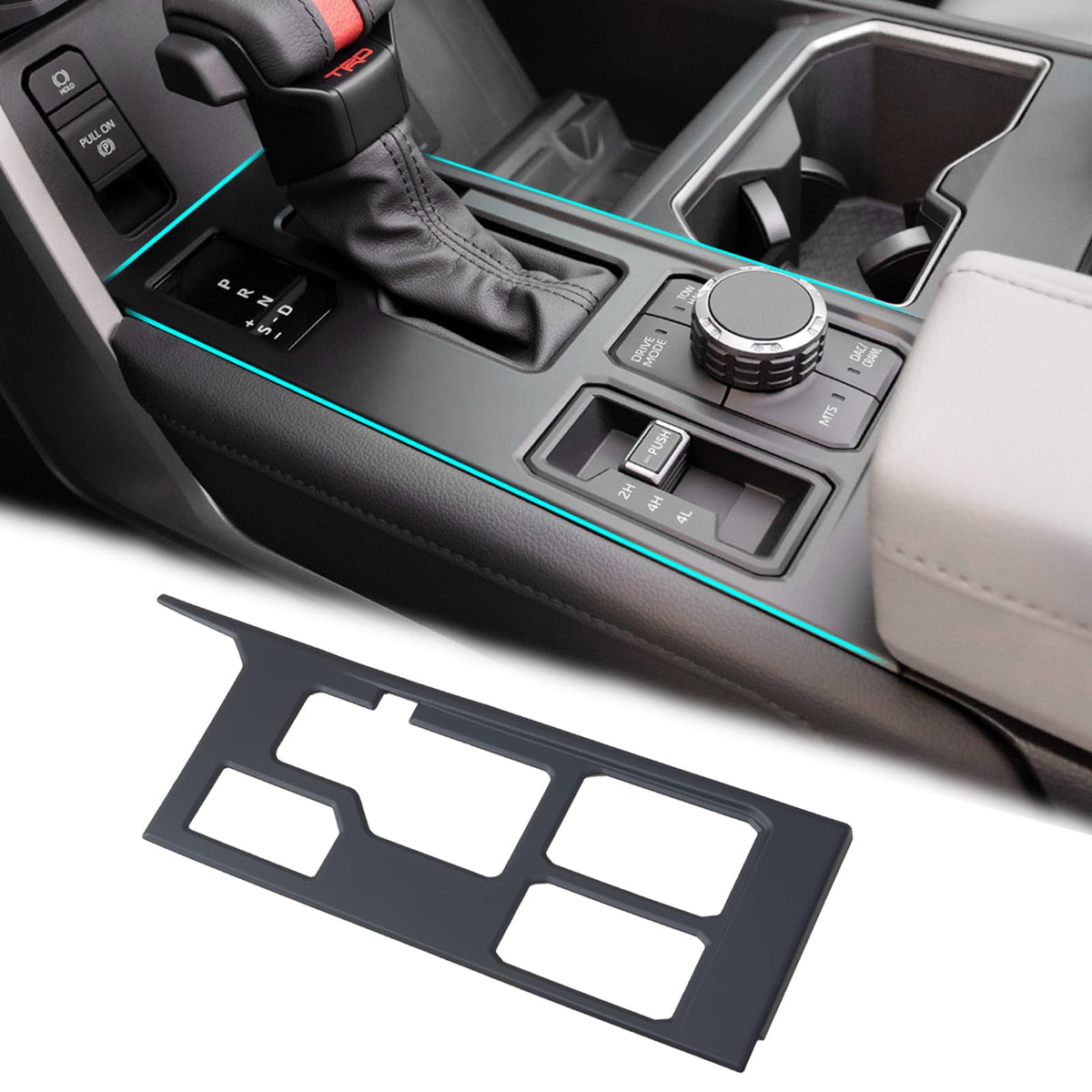 JDMCAR front panel matte black showing clean protective finish and improved look