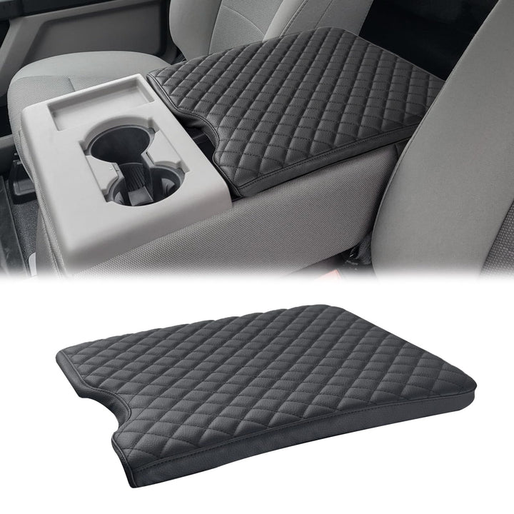 JDMCAR front view of armrest cover showing clean OEM-style finish and protection