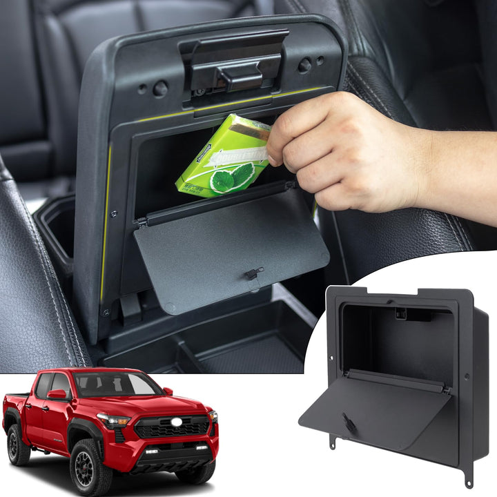 JDMCAR front view of hidden storage insert showing flush fit and discreet benefit