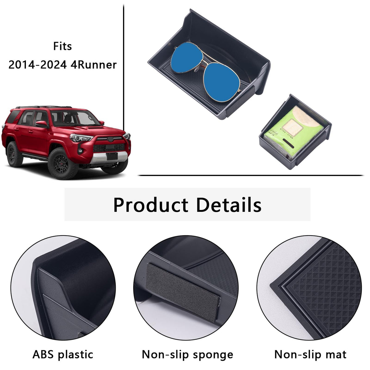 JDMCAR installed in 4Runner dashboard improving organization and appearance