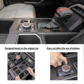 JDMCAR installed on center console demonstrating precise fit and button access
