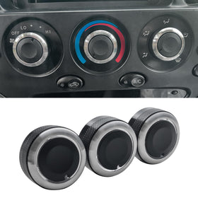 JDMCAR front view of climate control knob showing fit and styling benefit