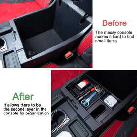 JDMCAR textured rubber liners preventing items from sliding and rattling
