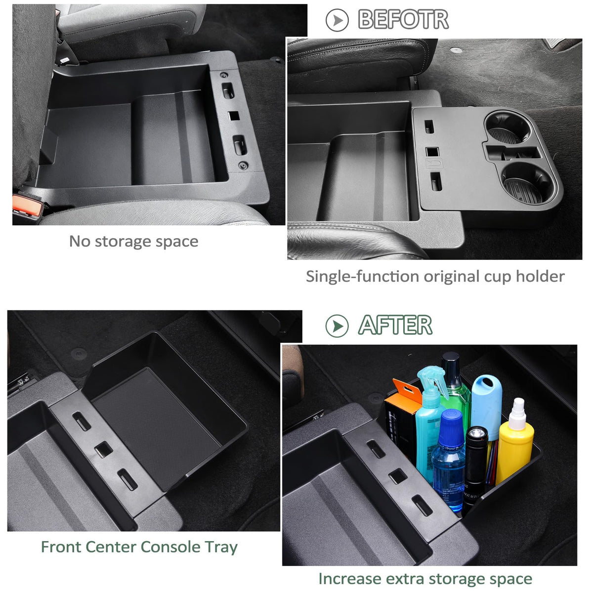 JDMCAR anti-slip rubber mat detail preventing items from sliding