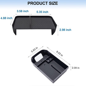 JDMCAR size comparison inside console showing scale and fit benefits
