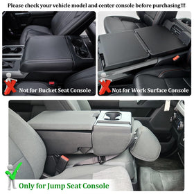 JDMCAR underseat organizer installed in Ford F150 40/20/40 jump seat cabin