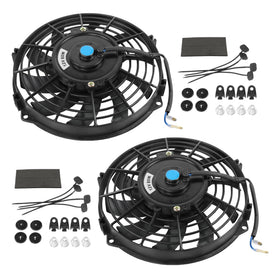 JDMSPEED 9-inch fan front view showing compact design and airflow benefit