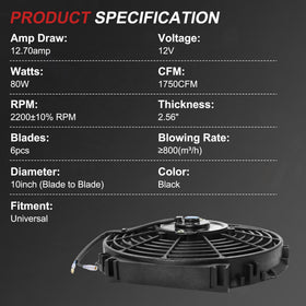 JDMSPEED close-up of fan blades highlighting durable design and cooling efficiency
