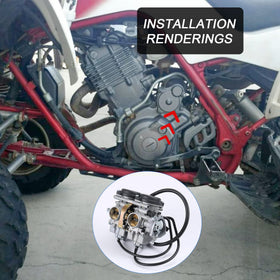 JDMSPEED packaged parts layout with screws and clip showing ready-to-install convenience