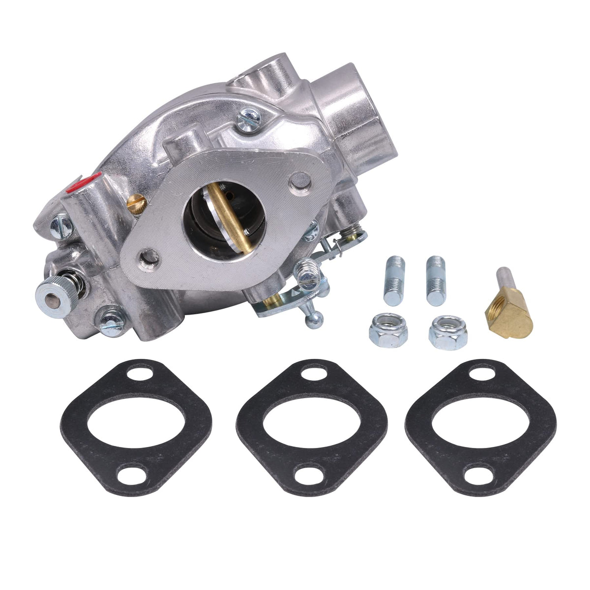 JDMSPEED carburetor with tape measure showing size for confident compatibility