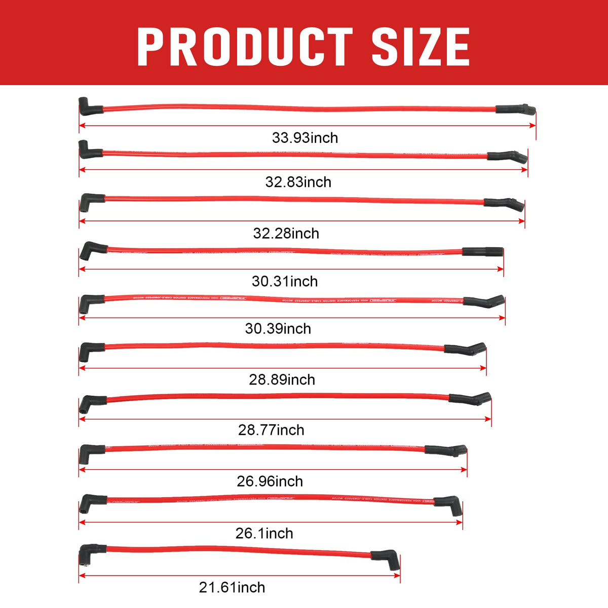 JDMSPEED copper core detail illustrating conductor quality and high-temperature performance