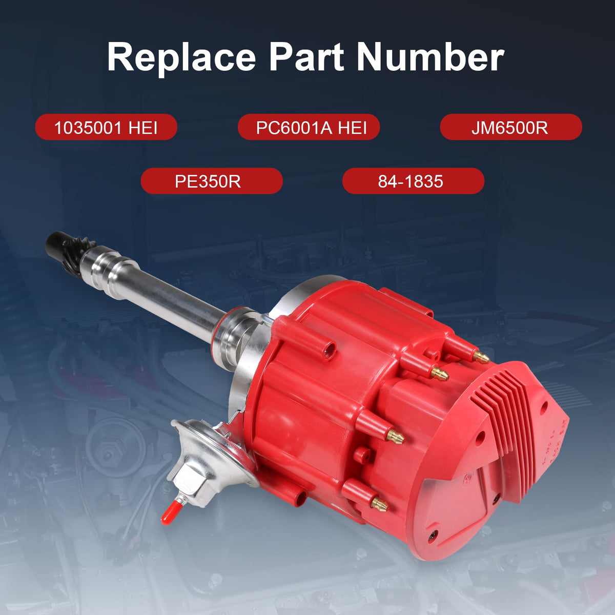 JDMSPEED close-up of cap and rotor displaying quality contacts for consistent spark delivery