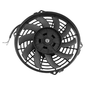 JDMSPEED fan beside ruler for scale showing exact 9-inch fitment